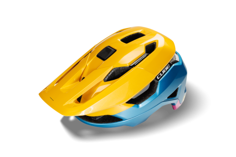 Ciclism - CASCA CUBE TROOPER YELLOW/BLUE/PINK S (52-56)