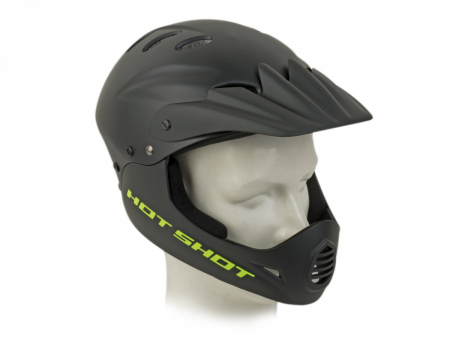 Ciclism - Casca Downhill AUTHOR Hot Shot HST X9 54-56 cm Negru Matt