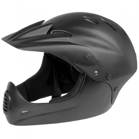 Ciclism - Casca Downhill M-WAVE ALL IN 1 M (54-58 cm) Negru Mat