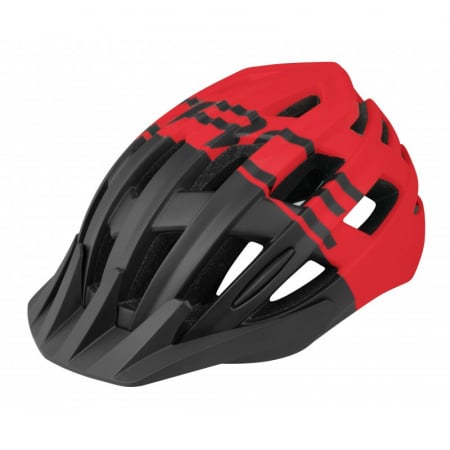 Ciclism - Casca Force Corella MTB negru/rosu S-M (54-58 cm)