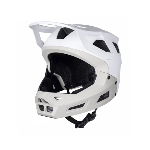 Casca bicicleta - Casca Force DROP downhill, alb-gri L-XL