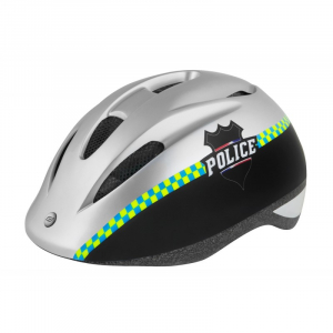 Ciclism - Casca Force Fun Police Negru/Alb S (48-54 cm)