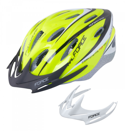 Ciclism - Casca Force Hal Fluo/negru XS-S (48-54 cm)