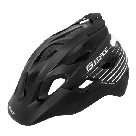 Ciclism - Casca Force Raptor MTB negru/alb L-XL (58-62 cm)