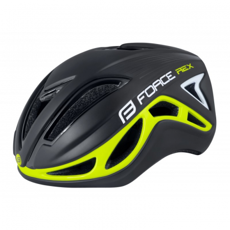 Ciclism - Casca Force Rex negru/fluo M-L (58-61 cm)