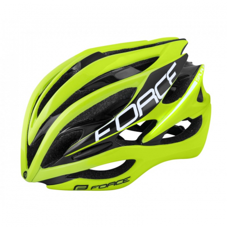 Ciclism - Casca bicicleta MTB Force Saurus fluo/negru