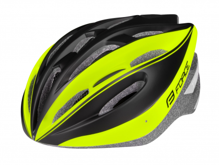 Ciclism - Casca Force Terry Negru/Fluo L-XL (58-63 cm)
