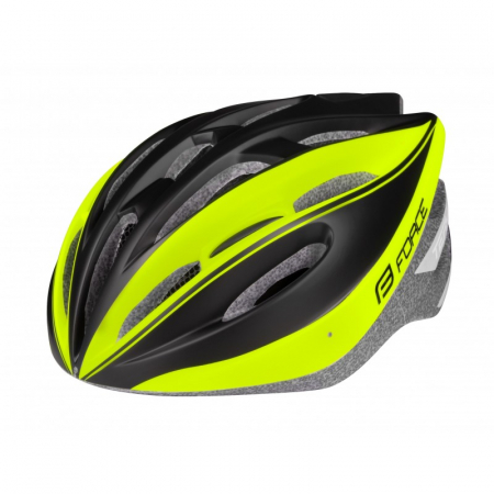 Echipament ciclism - Casca Force Terry Negru/Fluo S-M (54-58 cm)