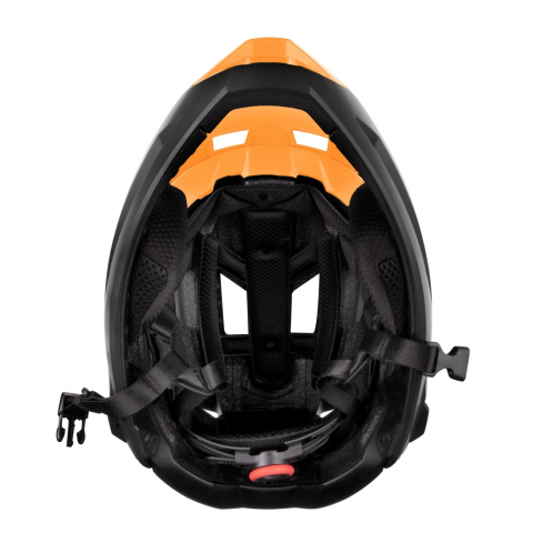 Casca Force VENOM downhill, portocaliu-negru L-XL [4]