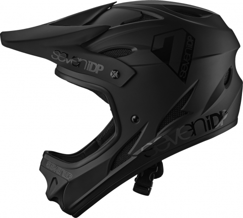 Ciclism - Casca Full Face 7IDP M1 Helmet Youth Black YM, 48-50 cm