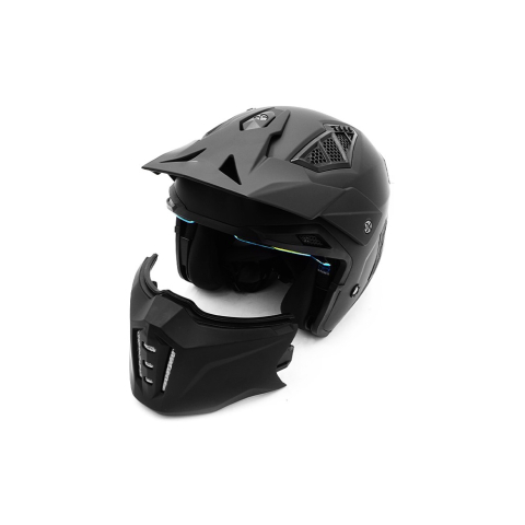 Casca full face FRV Street Panther Negru Mat [7]