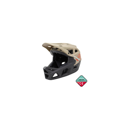 Ciclism - Casca full-face Integra Sport Bej/Negru M (55-58 cm)
