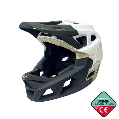 Casca bicicleta - Casca integrala INTEGRA Sport alb/verde militar (M)
