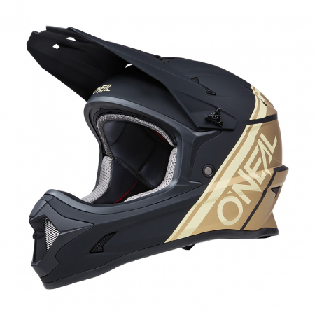 Ciclism - Casca Integrala O'Neal Backflip Split- M (57/58 Cm), Negru/Auriu
