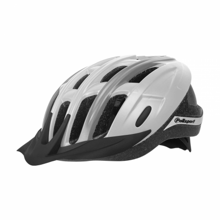 Ciclism - Casca Polisport Ride In - 58-62 cm, L, Alb-Gri