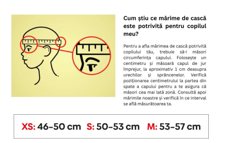 Casca WOOM READY Charcoal Metallic, S (50-53 CM) [2]