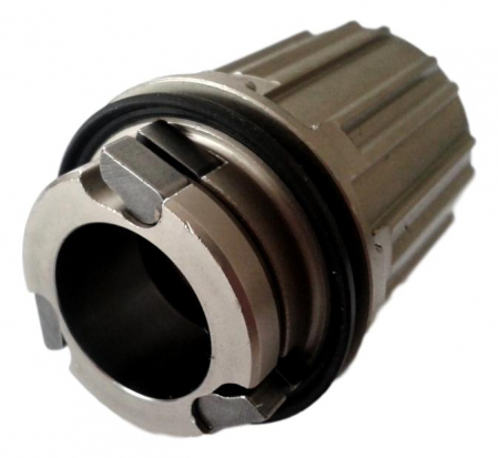 Piese biciclete - Caseta Butuc Novatec B, Shimano/Sram, 8-9 Viteze, argintie