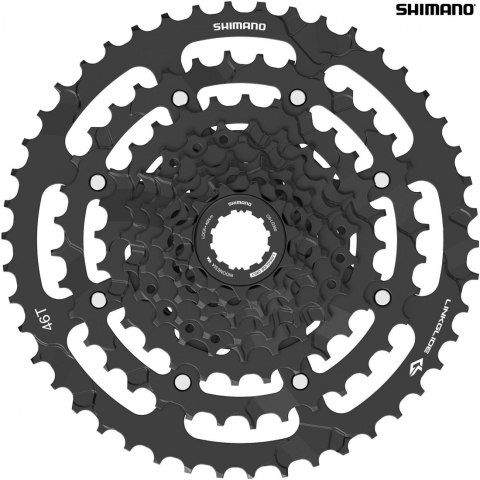 Ciclism - Caseta de pinioane Shimano CUES CS-LG300-9, 9 viteze, 11-46T