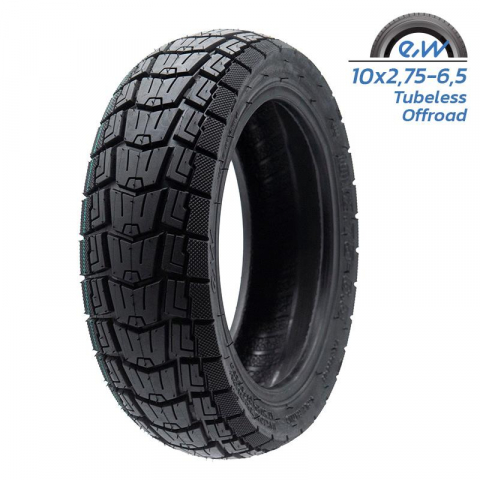 Piese trotinete electrice - Cauciuc offroad tubeless  pentru trotineta electrica 10x2.75-6.5 -Kukirin G2-2025