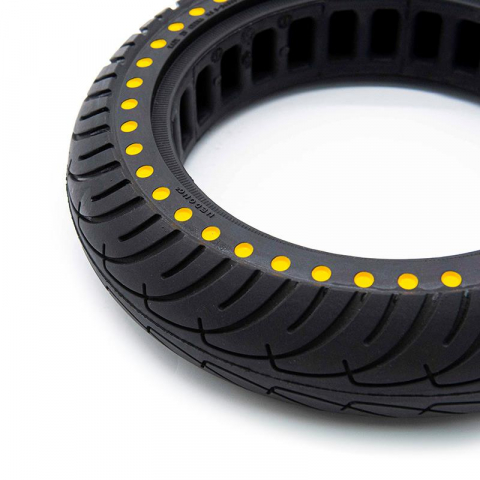 Cauciuc plin antiexplozie pentru trotineta electrica Xiaomi (8 1/2X2) cu buline galbene [3]