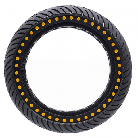Cauciuc plin antiexplozie pentru trotineta electrica Xiaomi (8 1/2X2) cu buline galbene [1]