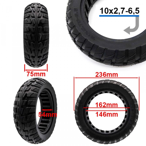 Cauciuc plin ultra-light trotineta electrica 10 X 2.7-6.5 [1]
