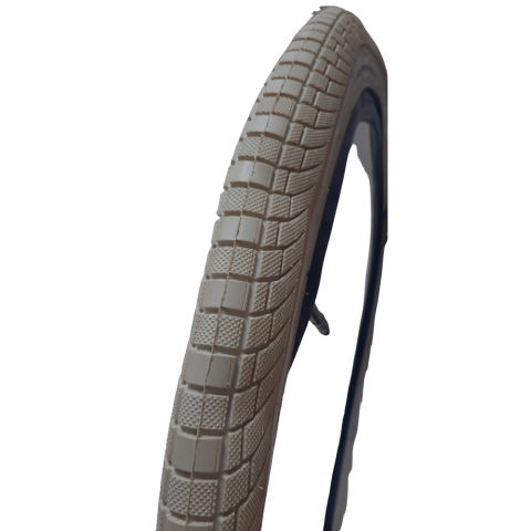 Ciclism - Cauciuc si camera oras OEM K1052, 52-622, crem, valva Dunlop 40 mm, cu reflex