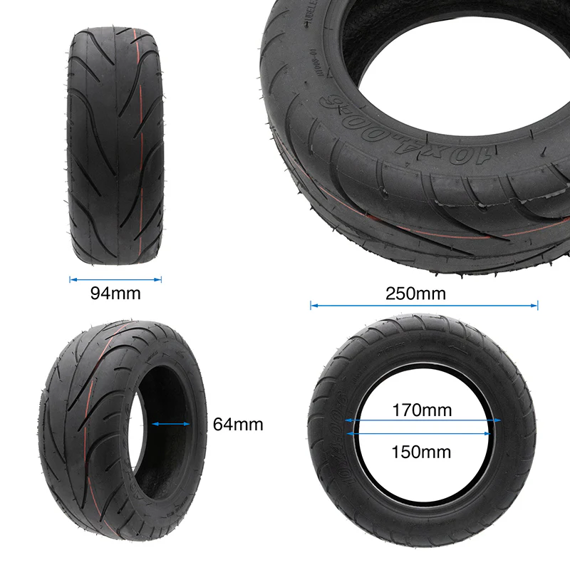 Cauciuc tubeless 10x4-6 trotineta electrica [2]