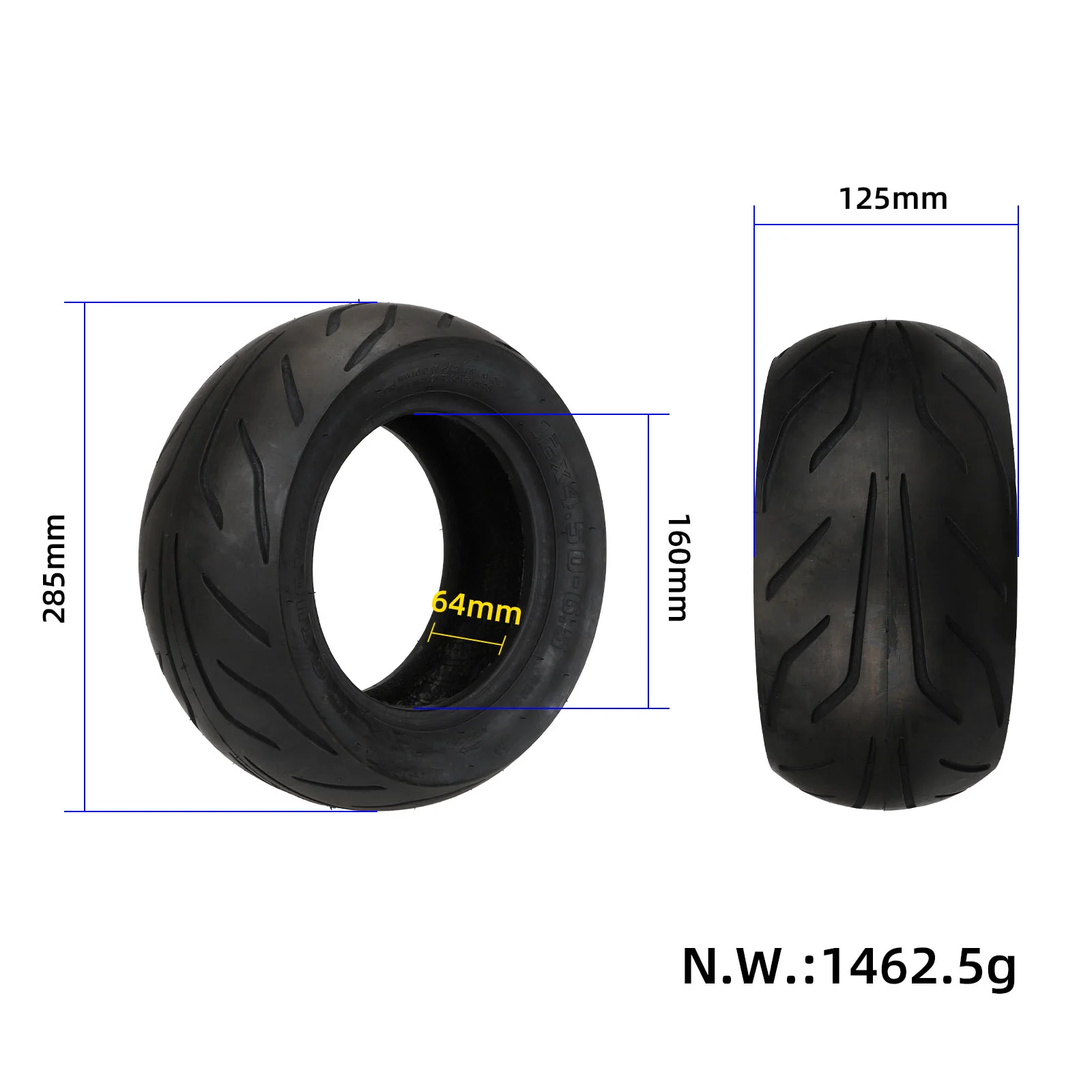 Cauciuc Tubeless 12 x 4.5-6.5 [1]