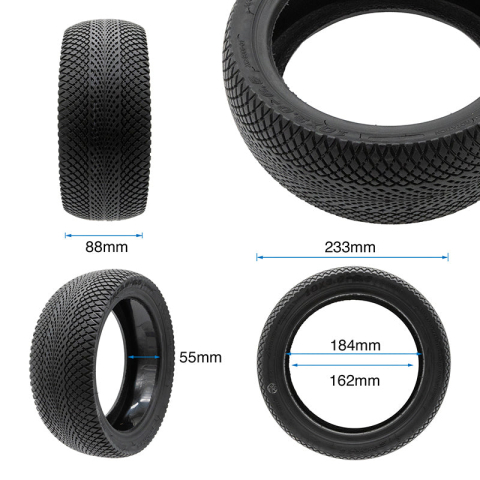 Cauciuc tubeless cu gel 10x3-6.5 - compatibil cu Kukirin G2 MASTER [1]