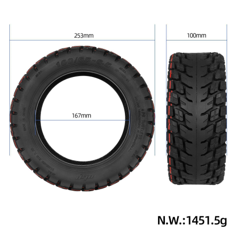 Cauciuc tubeless cu gel trotineta 100/65-6.5 [2]