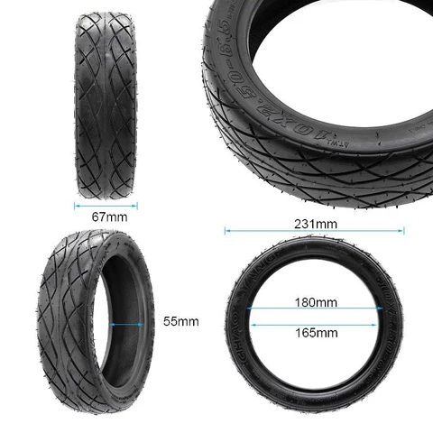 Cauciuc tubeless trotineta electrica 10 x 2.5-6.5 [1]