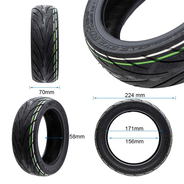 Cauciuc tubeless trotineta electrica 9.5x2.5 - 6.1 [1]