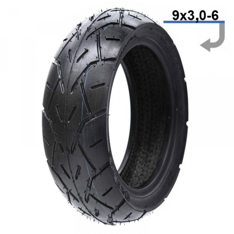 Cauciucuri tubeless - Cauciuc tubeless TUVOT 9 X 3-6 pentru trotineta electrica Speedxman