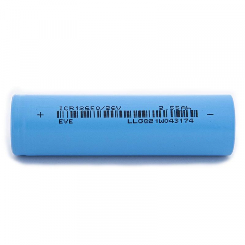 Piese trotinete electrice - Celule Li-ION 18650 2.55A/h 3C [EVE]