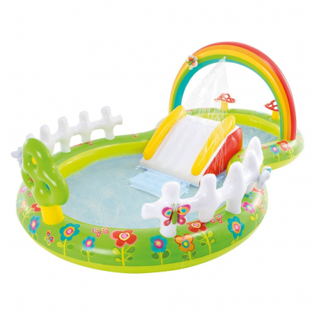 Piscine - Centru de joaca, gonflabil pentru copii, My garden, Intex, 290x180x104 cm