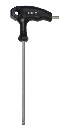 Ciclism - Cheie Force hexagonala cu maner T 4 mm, cu capat rotund