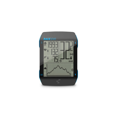 Ciclism - CICLOCOMPUTER CUBE COMPUTER RACE EVO BLACKÃ‚Â´NÃ‚Â´BLUE METALLIC NEGRU-ALBASTRU