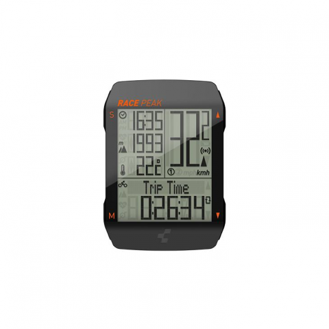 Ciclism - CICLOCOMPUTER CUBE RACE PEAK WIRELESS NEGRU/ROSU