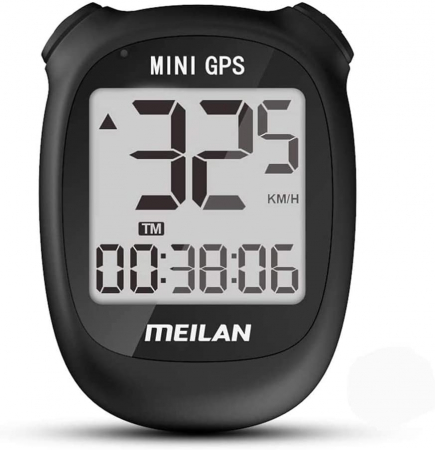 Ciclism - Ciclocomputer GPS pentru bicicleta Meilan M3 mini, Baterie reincarcabila 400 mAh, Rezistenta la apa IPX5, Ecran LCD (Negru)