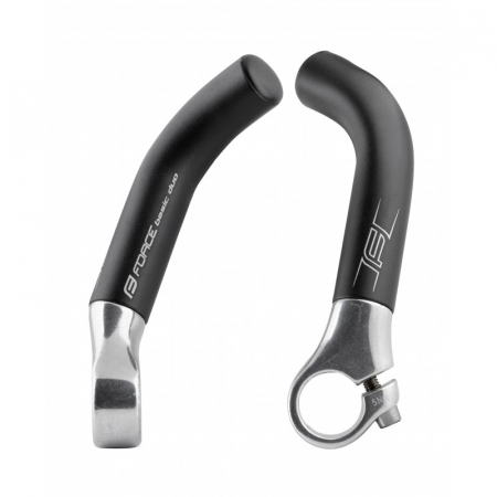 Piese biciclete - Coarne Force Duo 11cm Al. argintiu/negru mat