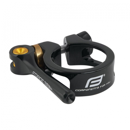 Ciclism - Colier Force cu clema 31.8 mm al negru