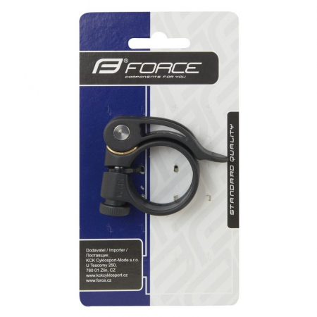 Colier Force cu clema C4.4 31.8 mm, Al, negru mat [1]