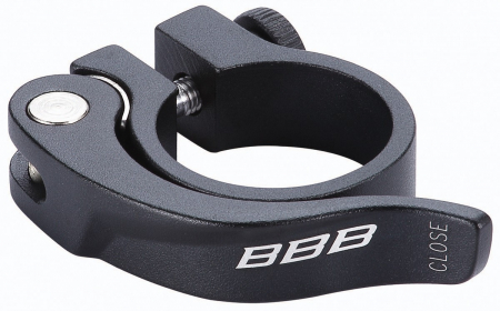 Piese biciclete - Colier tija sa BBB SmoothLever 28.6mm negru BSP-87