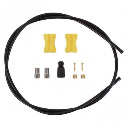 Piese biciclete - Conducta Hidraulica Frana Disc Shimano Sm-Bh90-Sb, Od5Mm, Mtb 2000Mm, Cu Conector Tl-Bh61, Neagra
