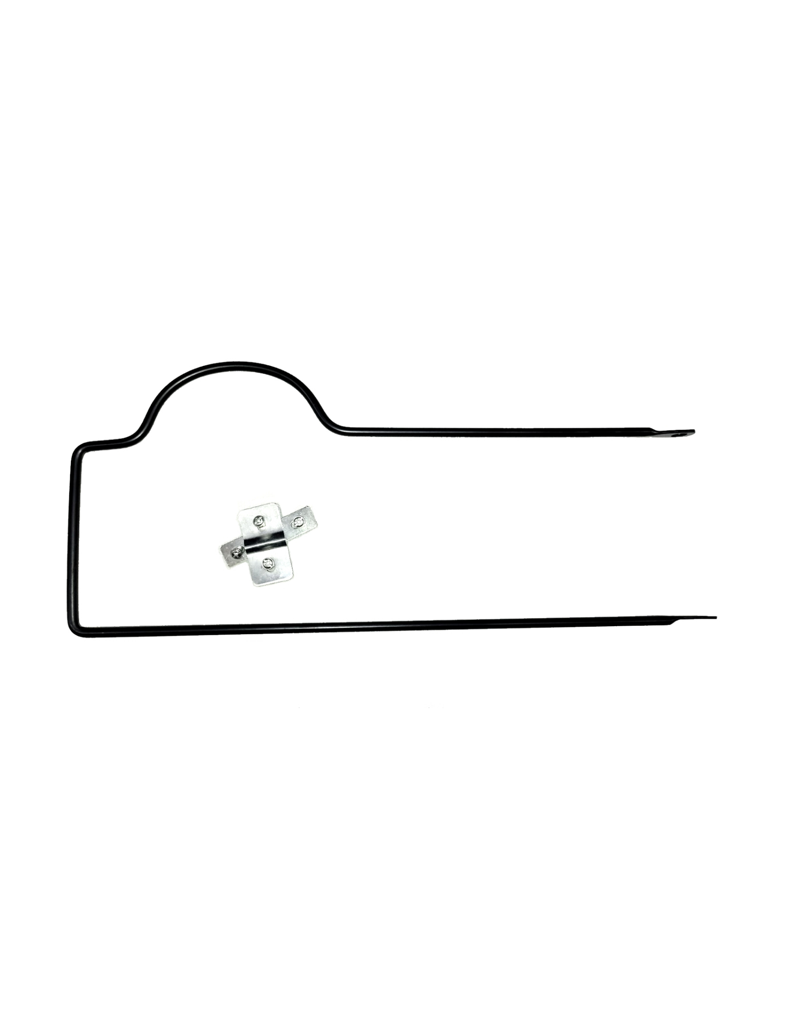 Cosuri bicicleta - Cos fata bicicleta, metalic, DHS, accesorii prindere incluse, Negru