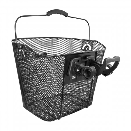 Cosuri bicicleta - Cos fata Force Klick cu montare pe ghidon, 25.4mm negru