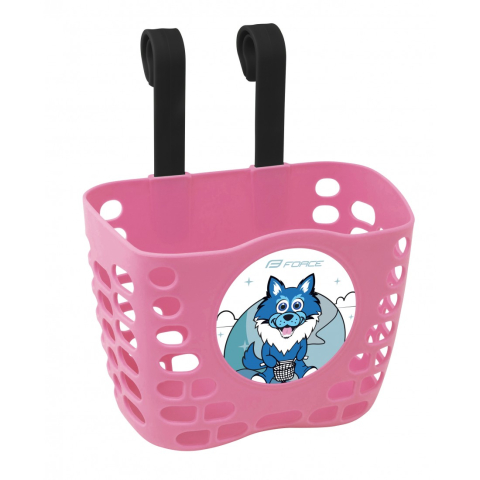 Accesorii biciclete - Cos fata Force pentru bicicleta copii, Roz