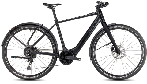 Biciclete - CUBE EDITOR HYBRID PRO FE 400X BLACK/SPECTRAL 50 cm