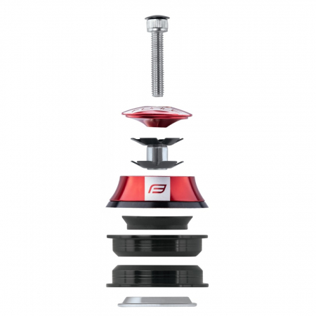 Cuvete bicicleta - Cuvetarie Force Ahead 1.1/8 Al Rosu con 15mm